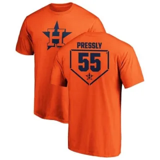 Ryan Pressly Houston Astros Women's Navy Roster Name & Number T-Shirt 